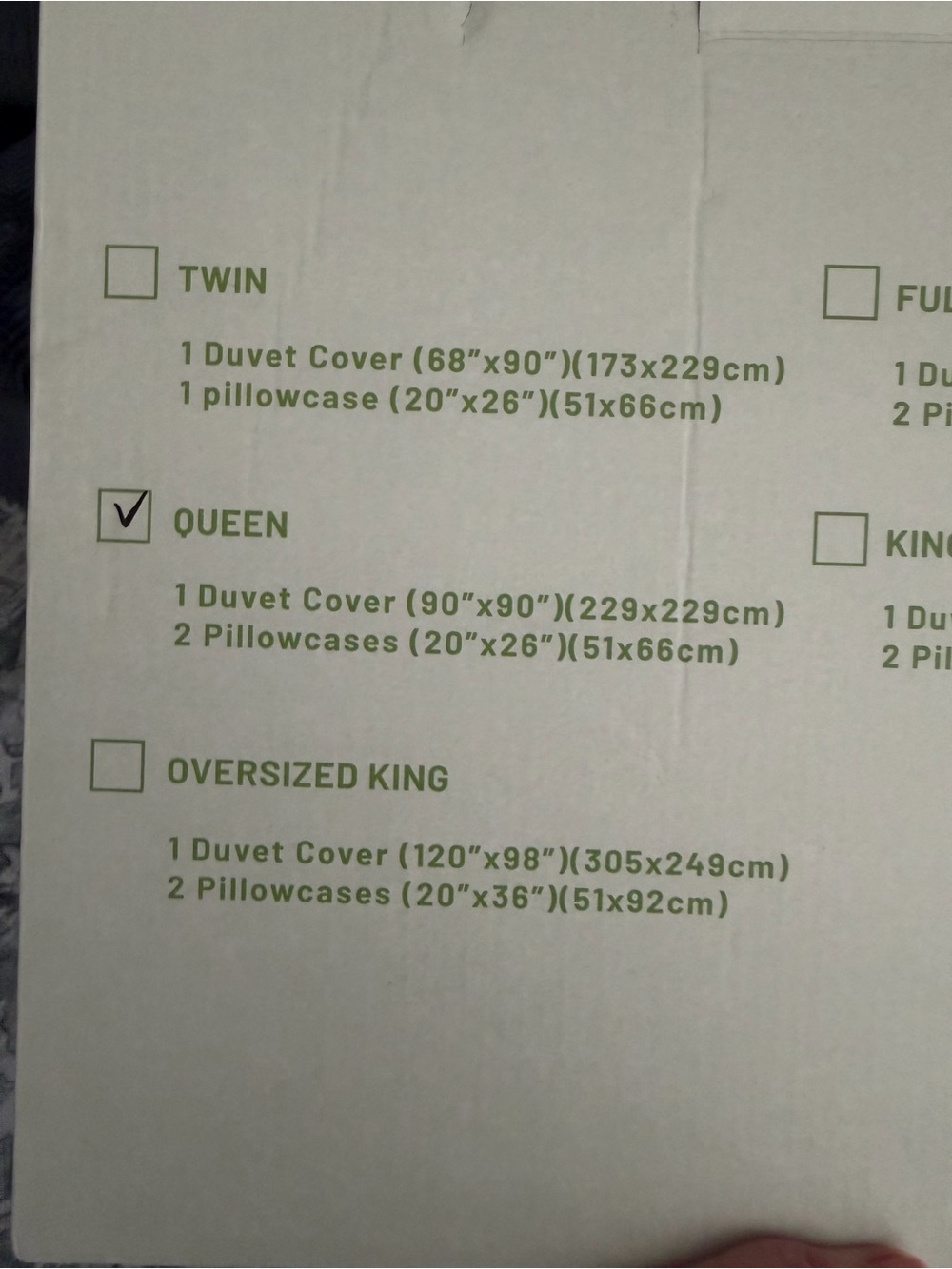 100% Organic Cotton Muslin Duvet Cover Set Queen – Brown - Picture 6 of 6